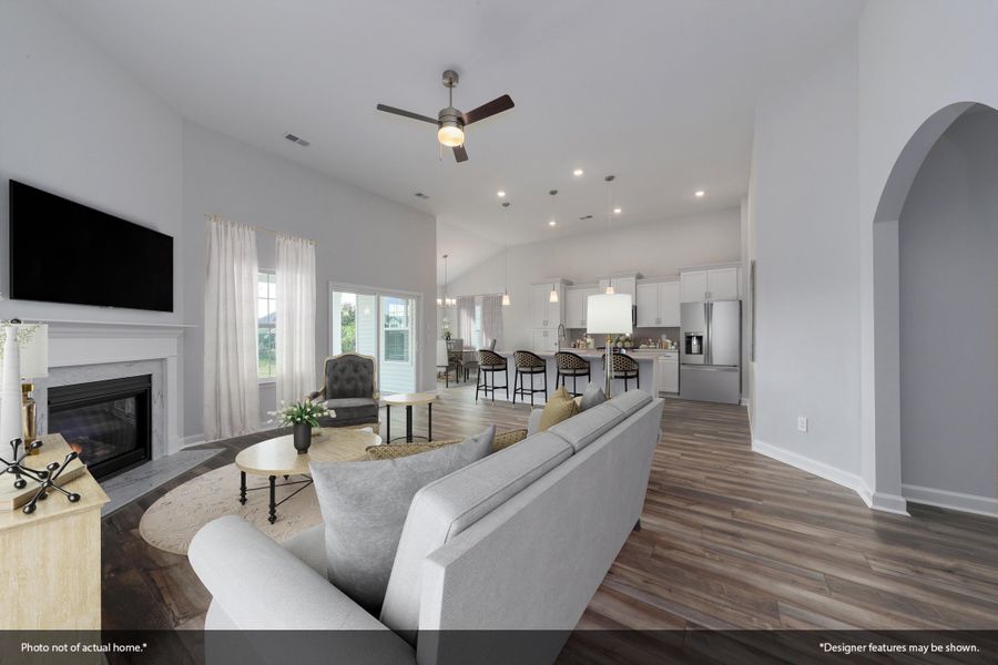 Furnished interior view inside a new home in Brayden, Advance (Image 5).