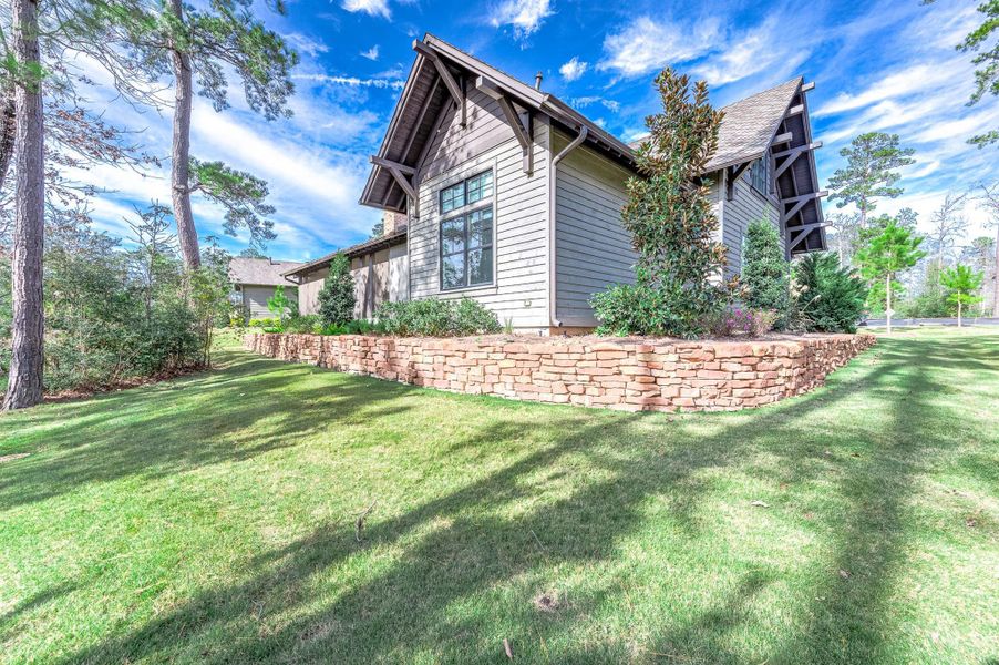 Sits high on elevation with forest views, steps away from The Fort!