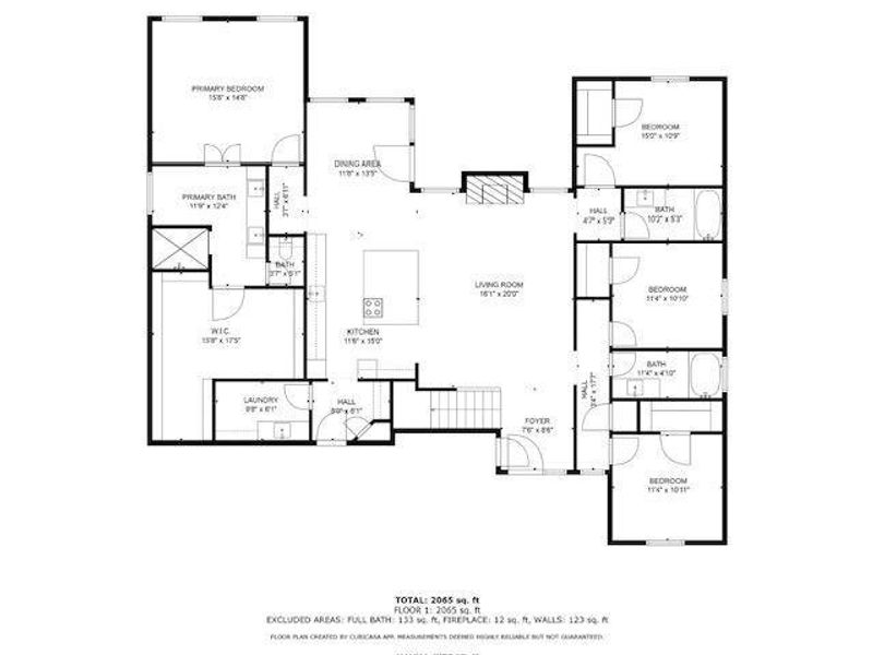 2D floor plan layout of this home in , Lumberton, TX (Image 3).