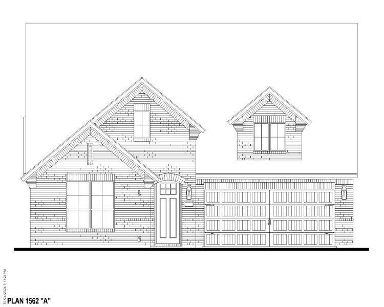 Plan 1562 Elevation A