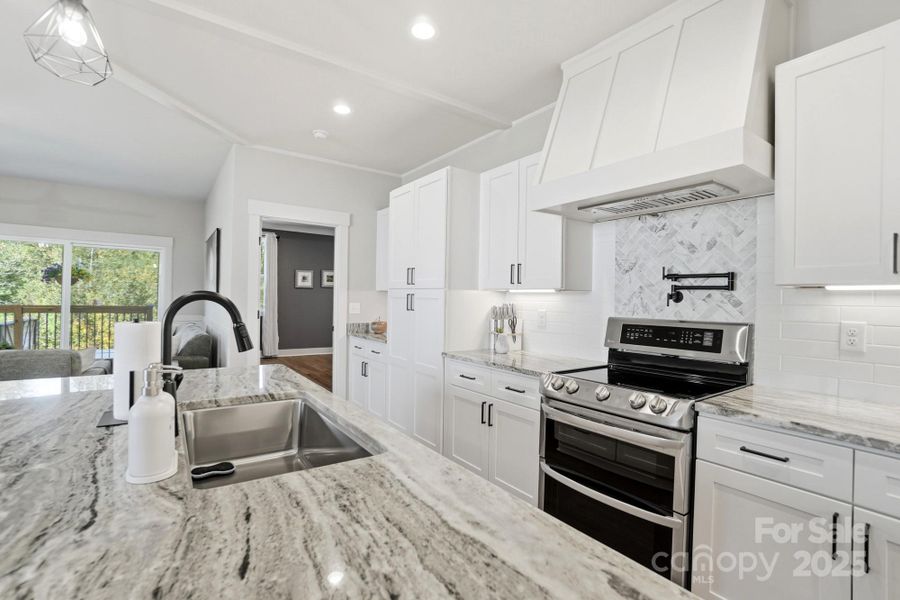 Furnished interior view inside a new home in , Clover (Image 18).