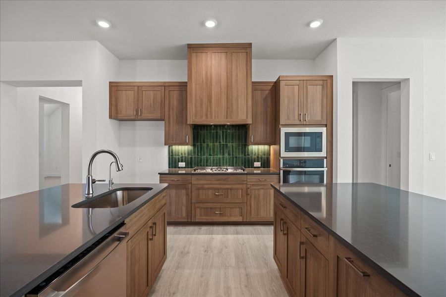 Furnished interior view inside a new home in Village at Three Oaks, Seguin (Image 11).