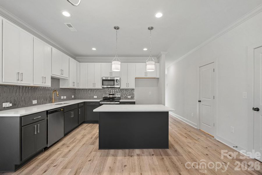 Furnished interior view inside a new home in , Charlotte (Image 10).