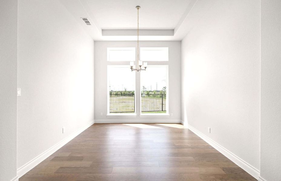 Spacious, unfurnished interior of a new home in Bridgeland 60′, Cypress (Image 21).