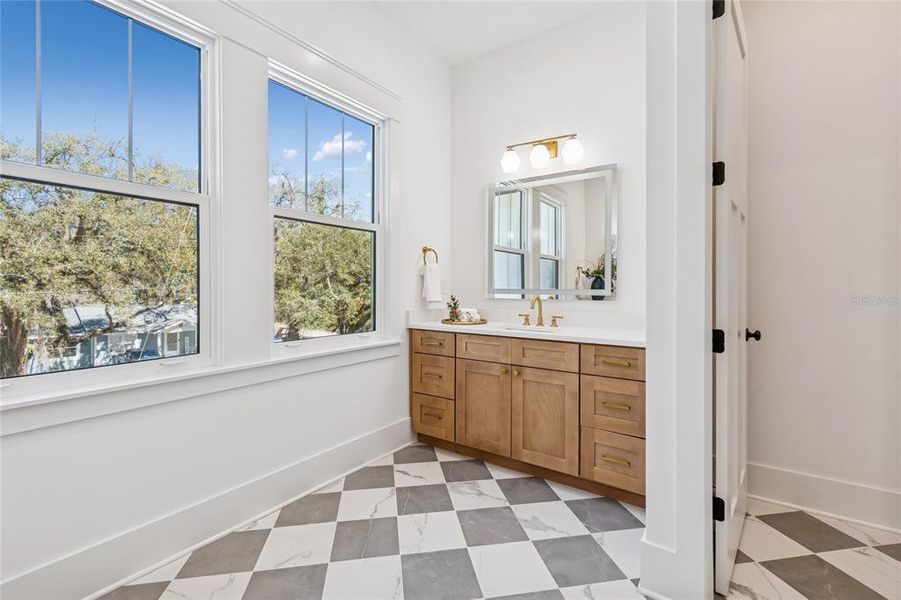 Furnished interior view inside a new home in , Tampa (Image 61). Furnished interior view inside a new home in , Tampa (Image 61).