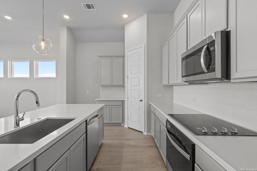 Furnished interior view inside a new home in Megan's Landing, Castroville (Image 9). Furnished interior view inside a new home in Megan's Landing, Castroville (Image 9).