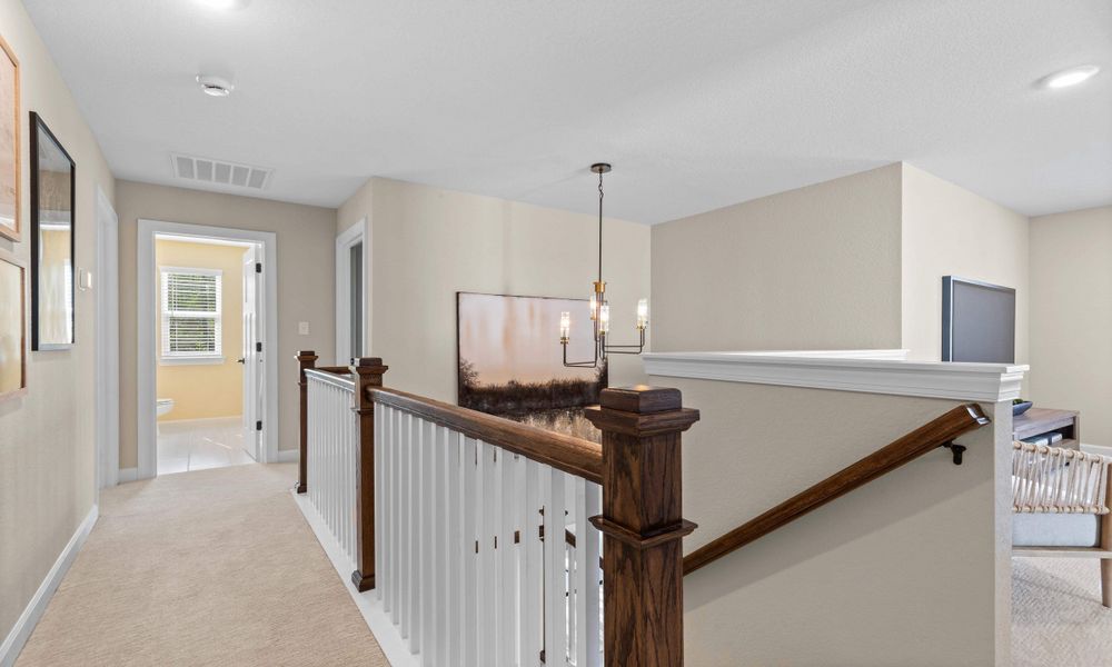 Representative furnished interior of a home built from the The Waverunner by Chesapeake Homes in Bridgewater - Shorehaven Village, Little River (Image 29).