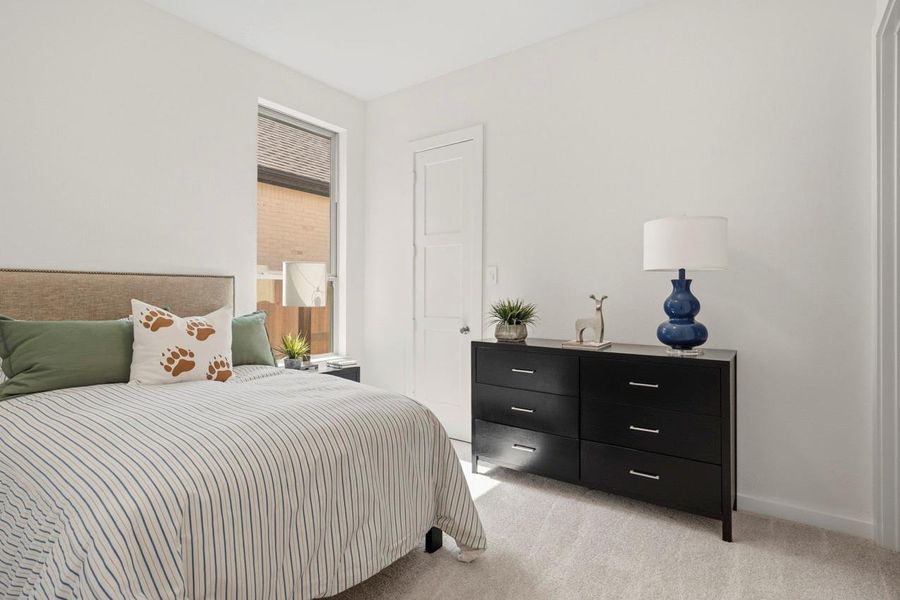 Secondary Bedroom - Virtually Staged