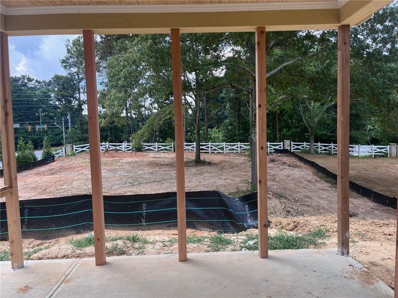 In-progress construction of a new home in Oak Valley Estates, Marietta, GA (Image 57).
