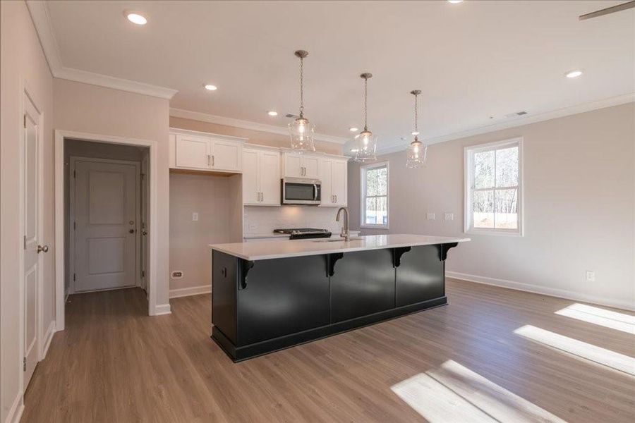 Furnished interior view inside a new home in Cherokee Township, Acworth (Image 3). Furnished interior view inside a new home in Cherokee Township, Acworth (Image 3).