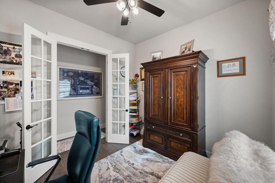 Designated Office is located off of the hallway