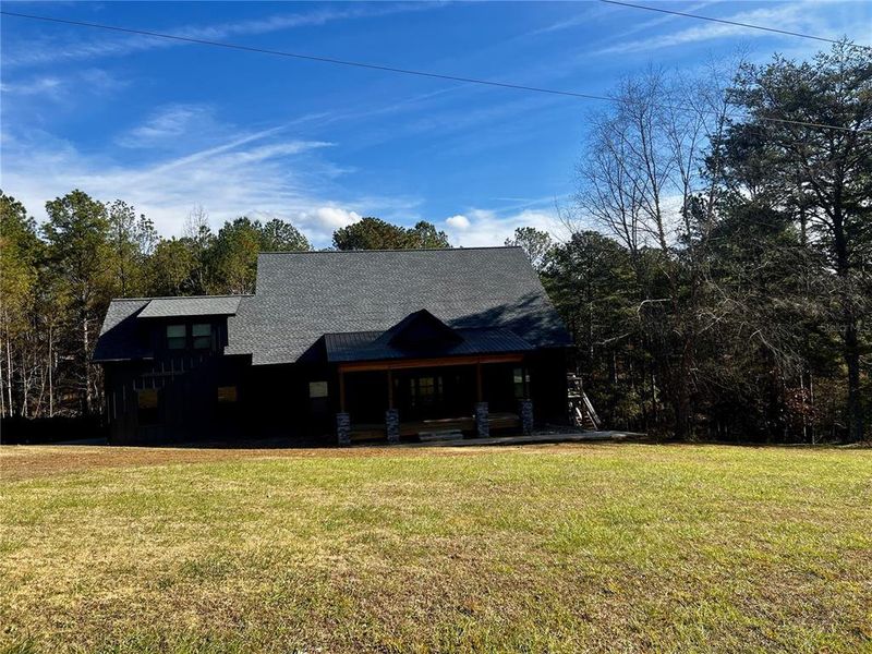 Exterior details and patio area of a home in , Blairsville (Image 18).