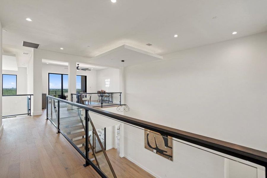 Furnished interior view inside a new home in Milky Way at River Place, Austin (Image 8).