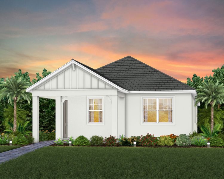 Representative exterior photo of a completed home built from the Beacon II by Pulte Homes in SeaFlower, Bradenton, FL (Image 16). Representative exterior photo of a completed home built from the Beacon II by Pulte Homes in SeaFlower, Bradenton, FL (Image 16).