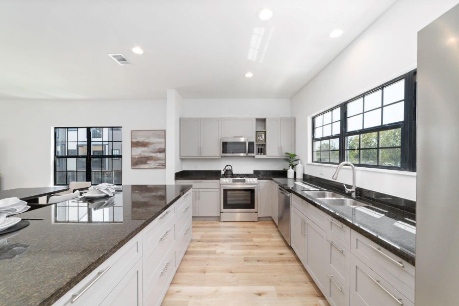 Furnished interior view inside a new home in , Houston (Image 17). Furnished interior view inside a new home in , Houston (Image 17).