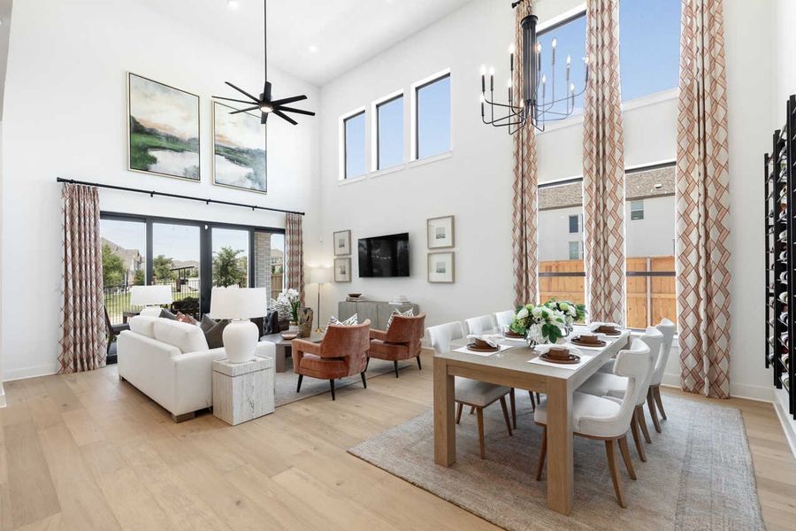 Representative Dining Room - some options shown