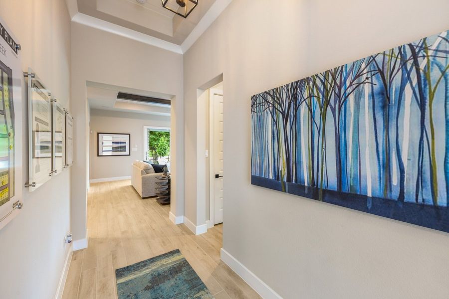 Furnished interior view inside a new home in Lakeview Heights, Azle (Image 10). Furnished interior view inside a new home in Lakeview Heights, Azle (Image 10).