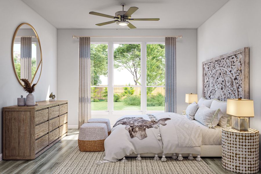 Representative furnished interior of a home built from the Heron by Tri Pointe Homes in Trillium, Richmond (Image 18).