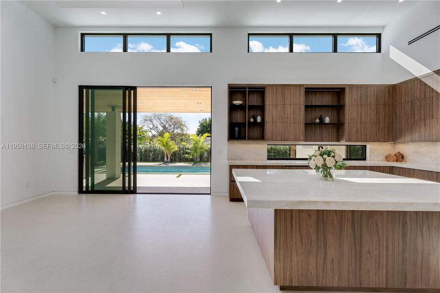 Furnished interior view inside a new home in , Miami (Image 8).