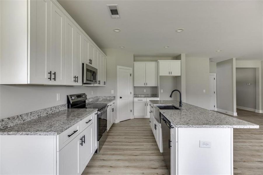 Furnished interior view inside a new home in , Hartwell (Image 10).