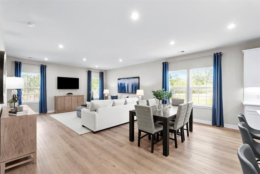 Representative furnished interior of a home built from the Palladio Ranch by Ryan Homes in Ravenfield, Charlotte (Image 30).