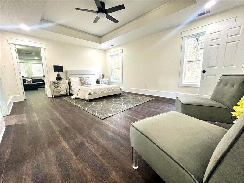Furnished interior view inside a new home in , Atlanta (Image 13).