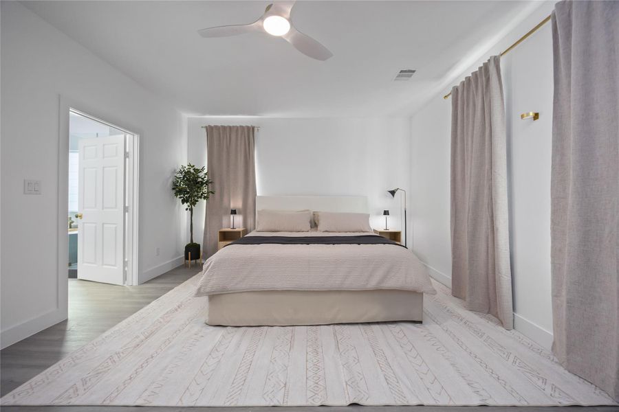 Furnished interior view inside a new home in , Houston (Image 16).