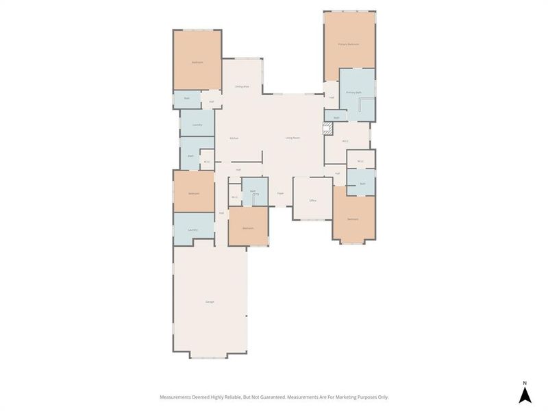2D floor plan layout of this home in , Fort Worth, TX (Image 4).