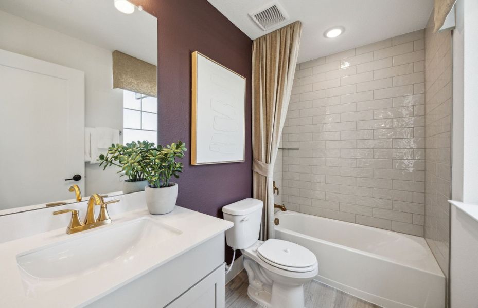 Furnished interior view inside a new home in Rosemary Fields, Godley (Image 11).