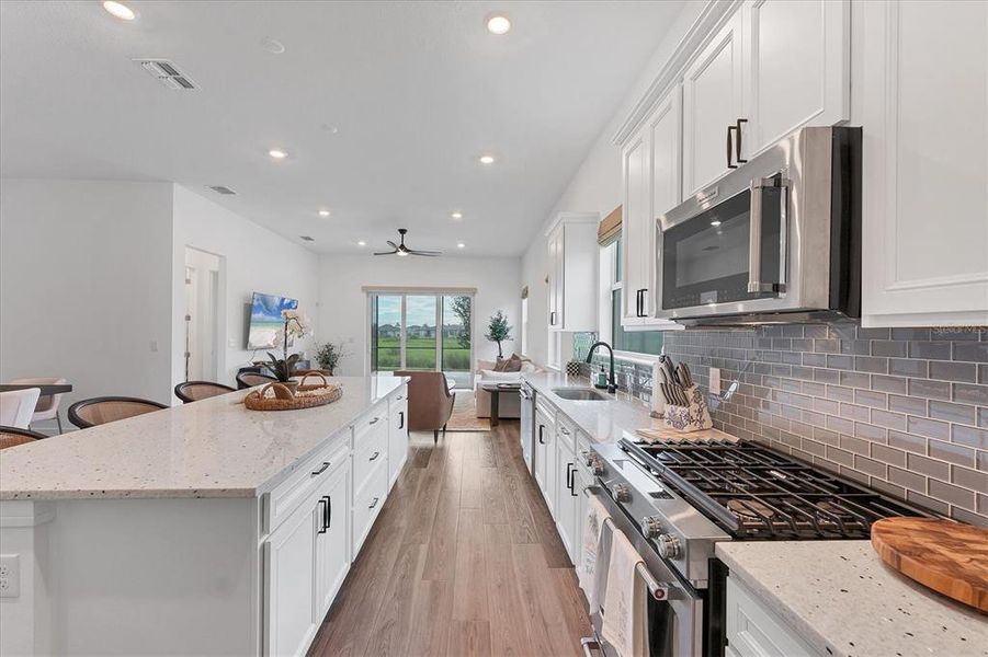 Furnished interior view inside a new home in , Parrish (Image 36).
