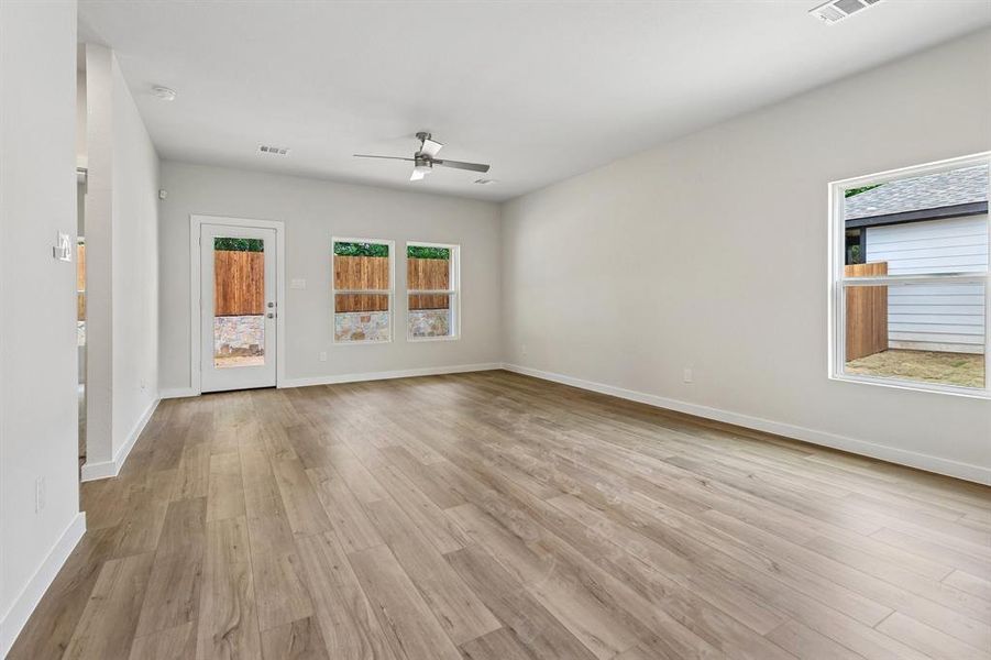 Spacious, unfurnished interior of a new home in Pennsylvania Avenue, Springtown (Image 35). Spacious, unfurnished interior of a new home in Pennsylvania Avenue, Springtown (Image 35).