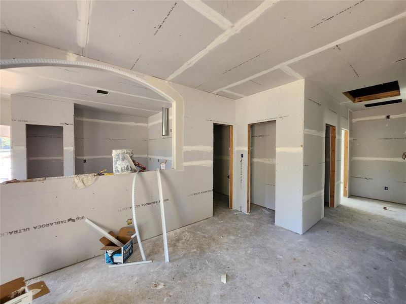 Coat Closet & Entry to Guest Bathroom