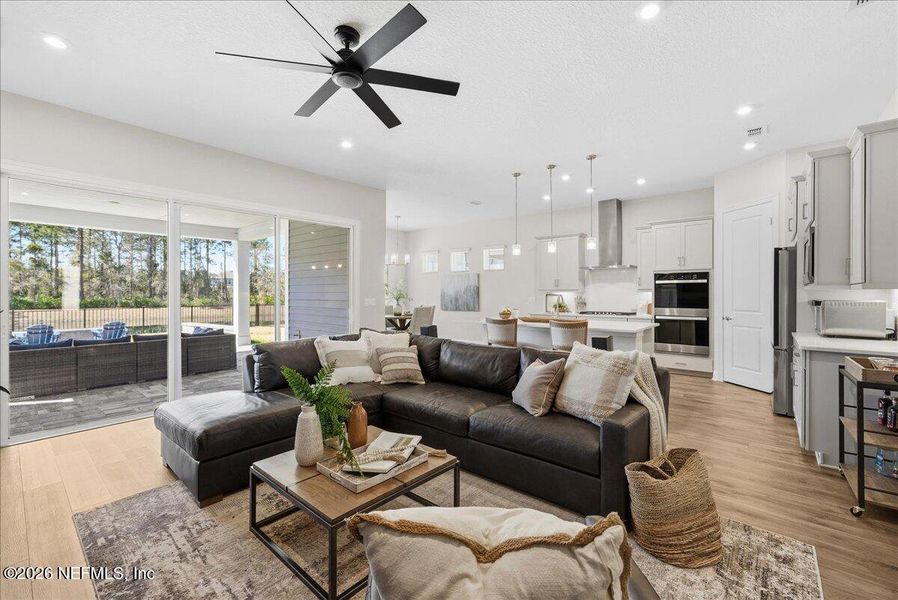 Furnished interior view inside a new home in , St. Johns (Image 10).