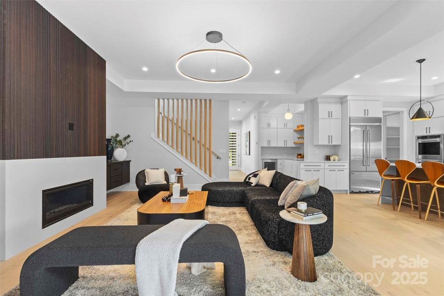 Furnished interior view inside a new home in , Charlotte (Image 10).