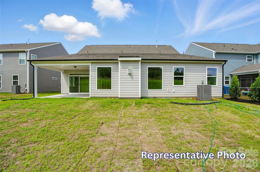 Exterior details and patio area of a home in The Enclave at Laurelbrook, Sherrills Ford (Image 3).