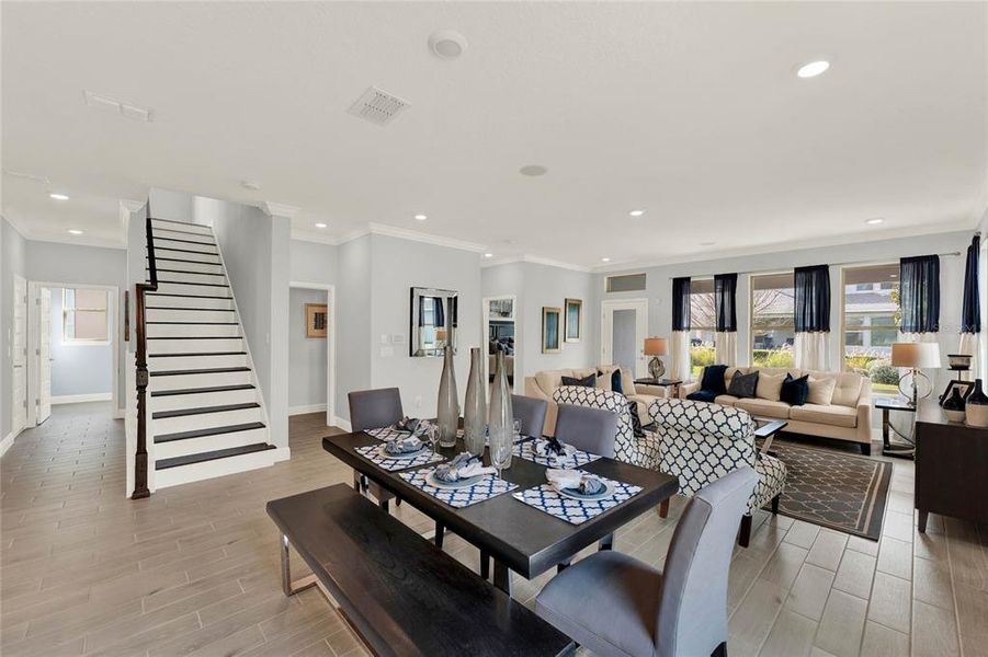 Furnished interior view inside a new home in Waterleigh, Winter Garden (Image 7).