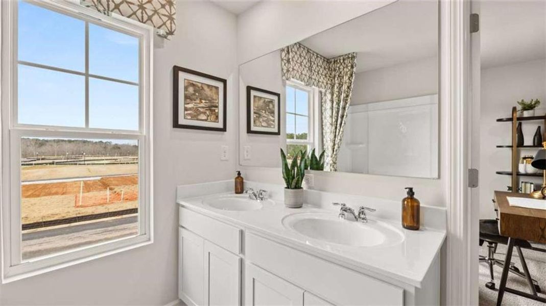Furnished interior view inside a new home in Echo Glen, Stockbridge (Image 5). Furnished interior view inside a new home in Echo Glen, Stockbridge (Image 5).