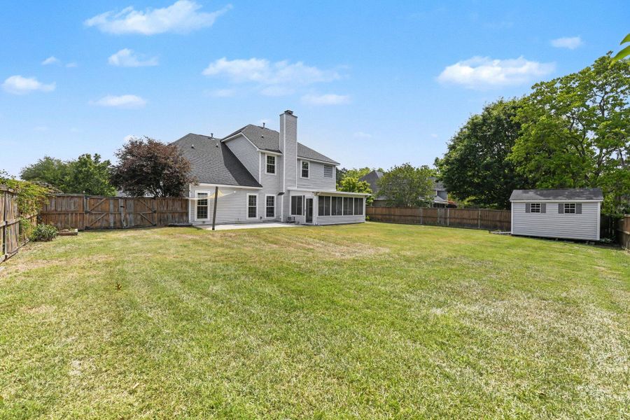 Exterior details and patio area of a home in , North Charleston (Image 27).