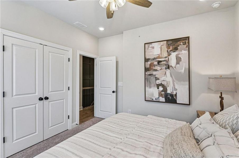 Furnished interior view inside a new home in Byers Park, Alpharetta (Image 11).