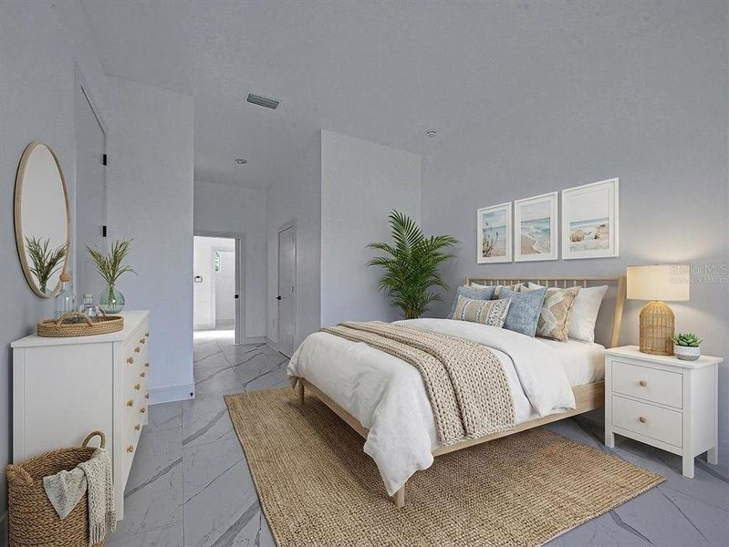 Furnished interior view inside a new home in , Rotonda West (Image 11).