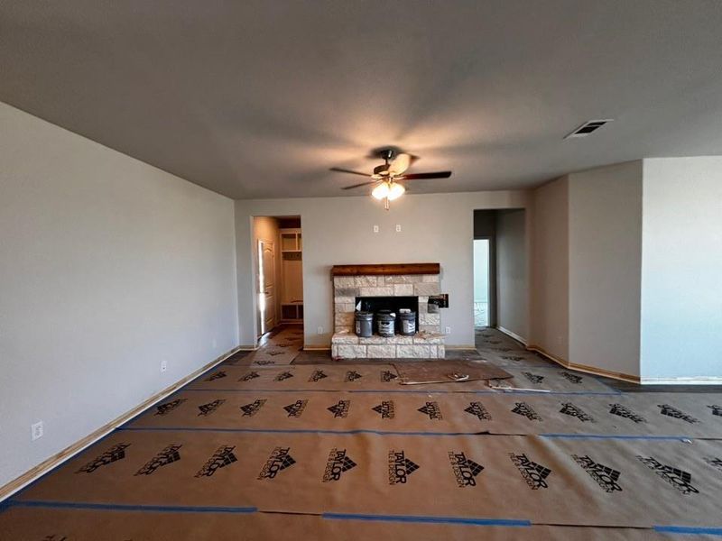 In-progress construction of a new home in Hillview Addition, Decatur, TX (Image 9).