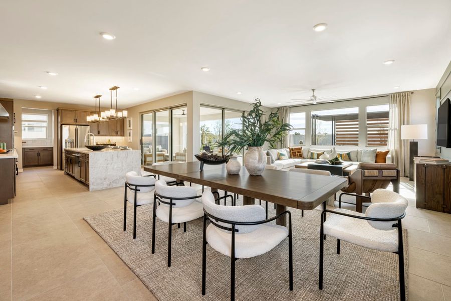 Representative furnished interior of a home built from the Sycamore Plan 4514 by Tri Pointe Homes in Terraza, San Tan Valley (Image 10).