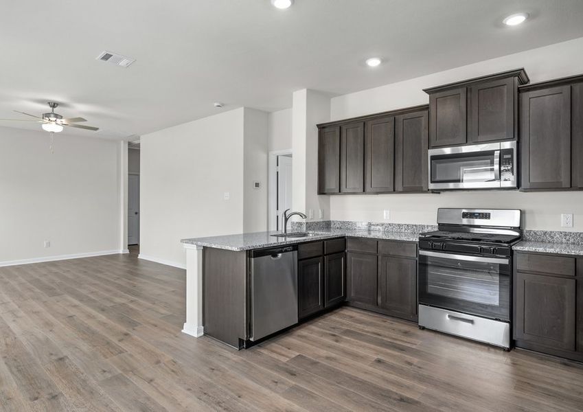 This beautiful kitchen will help you make meals special.