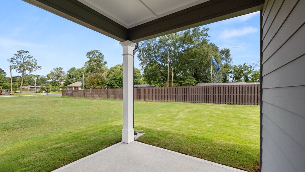 Representative exterior details of a home built from the KERRY by D.R. Horton in Northberry, Rome (Image 3).