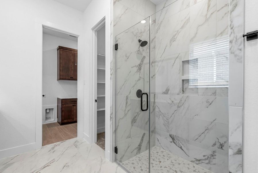 Furnished interior view inside a new home in Wood Leaf Reserve, Tomball (Image 16).