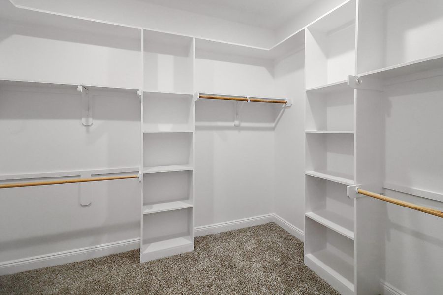 Primary closet Primary closet