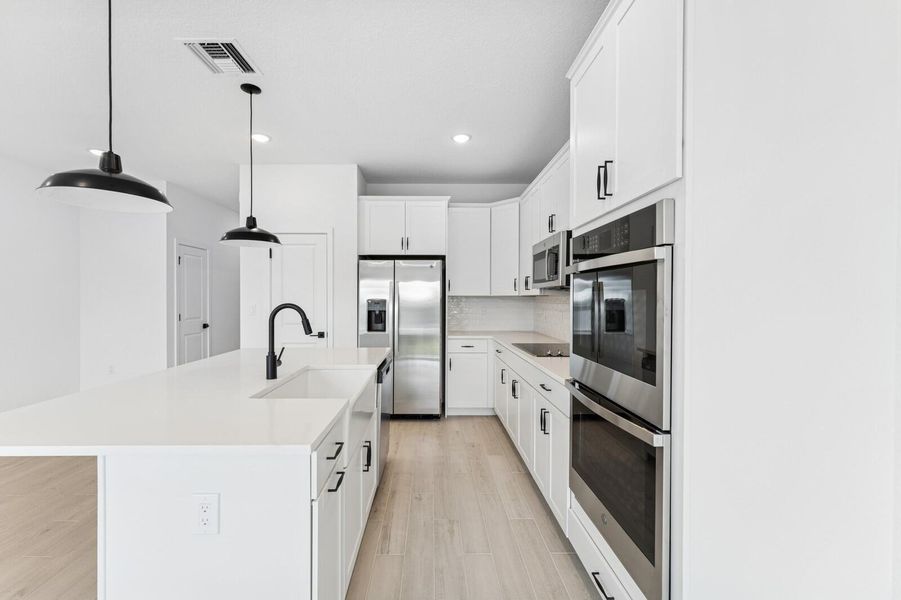 Furnished interior view inside a new home in Salerno Reserve Townhomes, Stuart (Image 6).