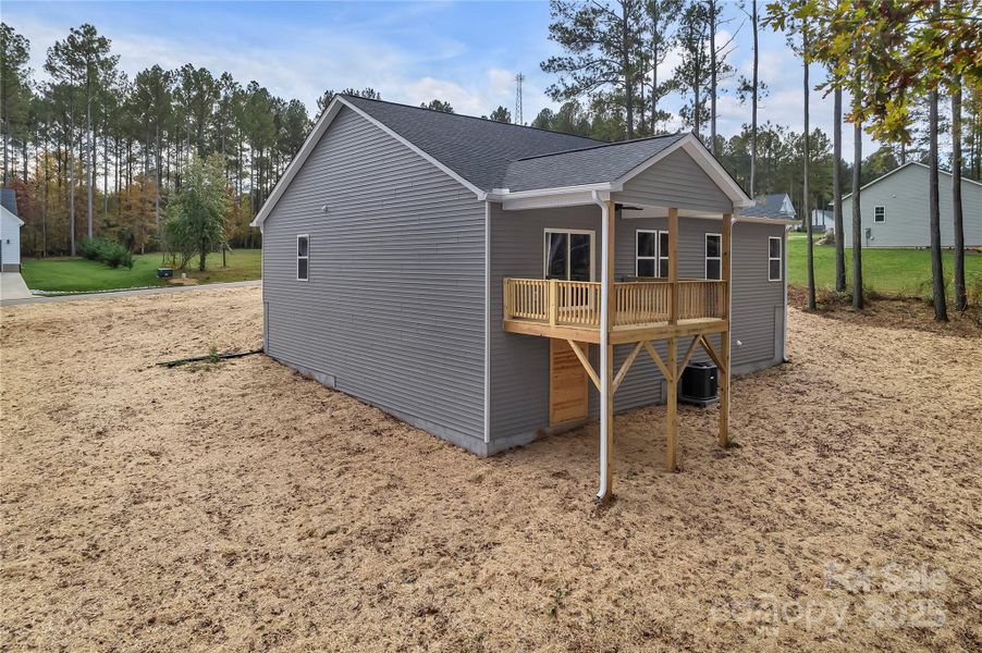 Exterior details and patio area of a home in , Vale (Image 4). Exterior details and patio area of a home in , Vale (Image 4).