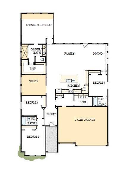 Floorplan – The success of a floorplan is the way you can move through it…You’ll be amazed at how well this home lives…We call it traffic patterns.