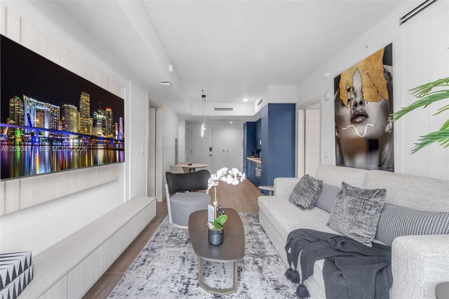 Furnished interior view inside a new home in , Coral Gables (Image 8).